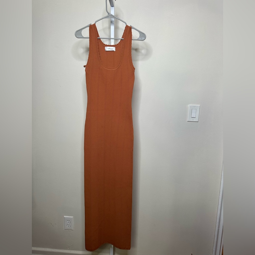 Ronny Kobo Collection Terracotta Maxi Dress